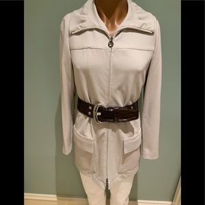 Beige/Oatmeal Long Jacket